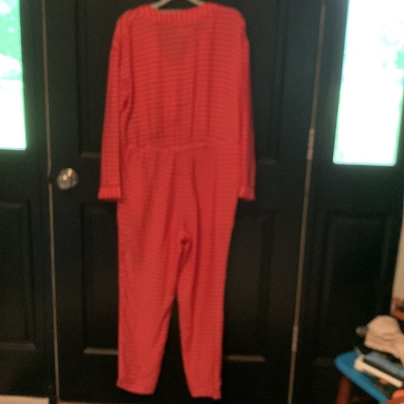 Lou & Grey by Loft Sunny Striped Tie Waist Jumpsuit size Small NWT - Picture 7 of 10